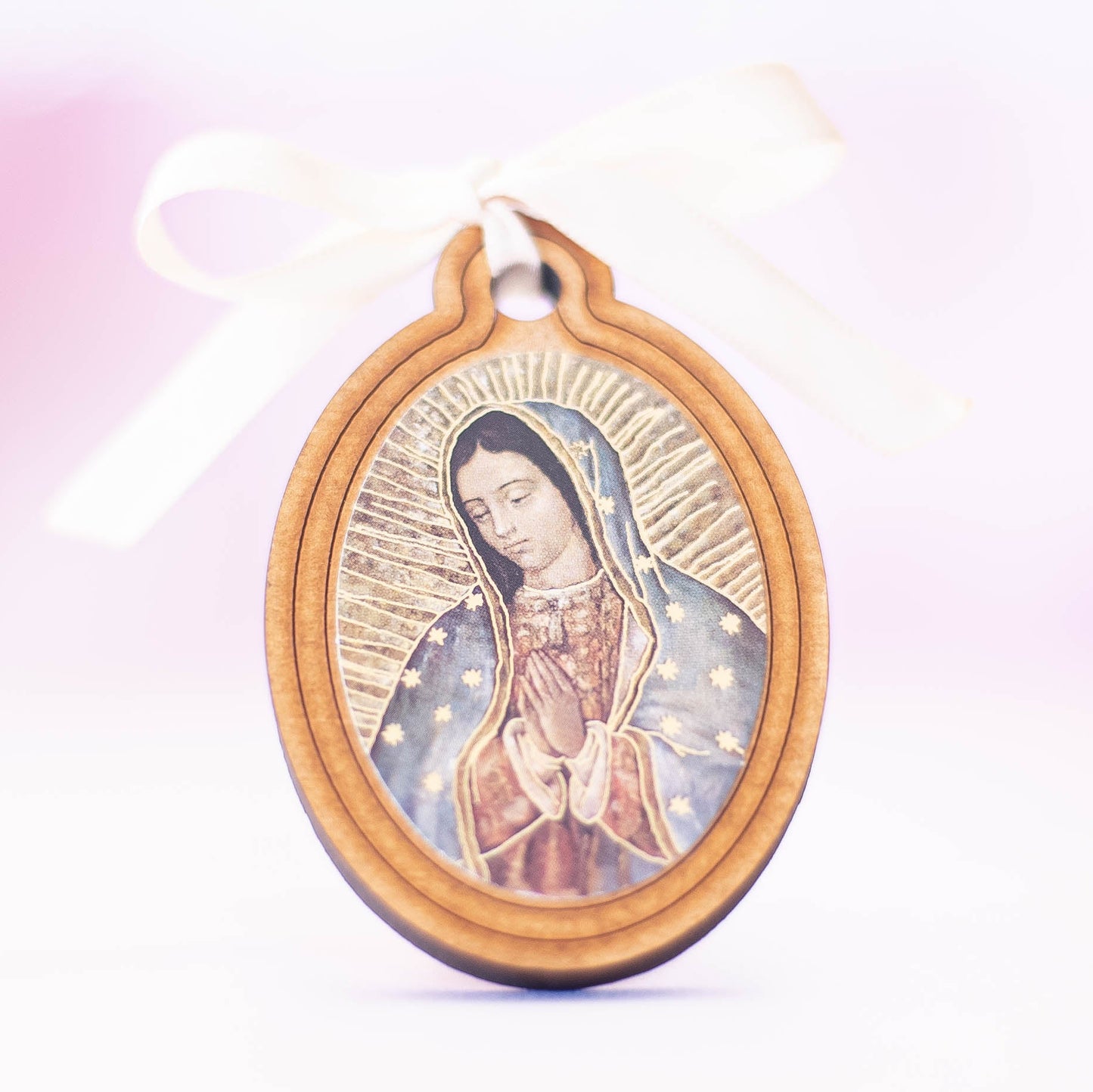 Our Lady Image on Wood (set of 10)