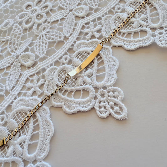 Gold Personalized Bracelet