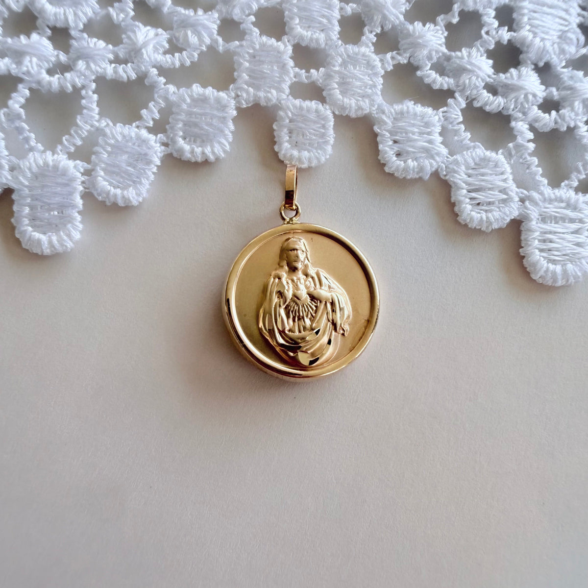 Scapular- 14k gold Scapular