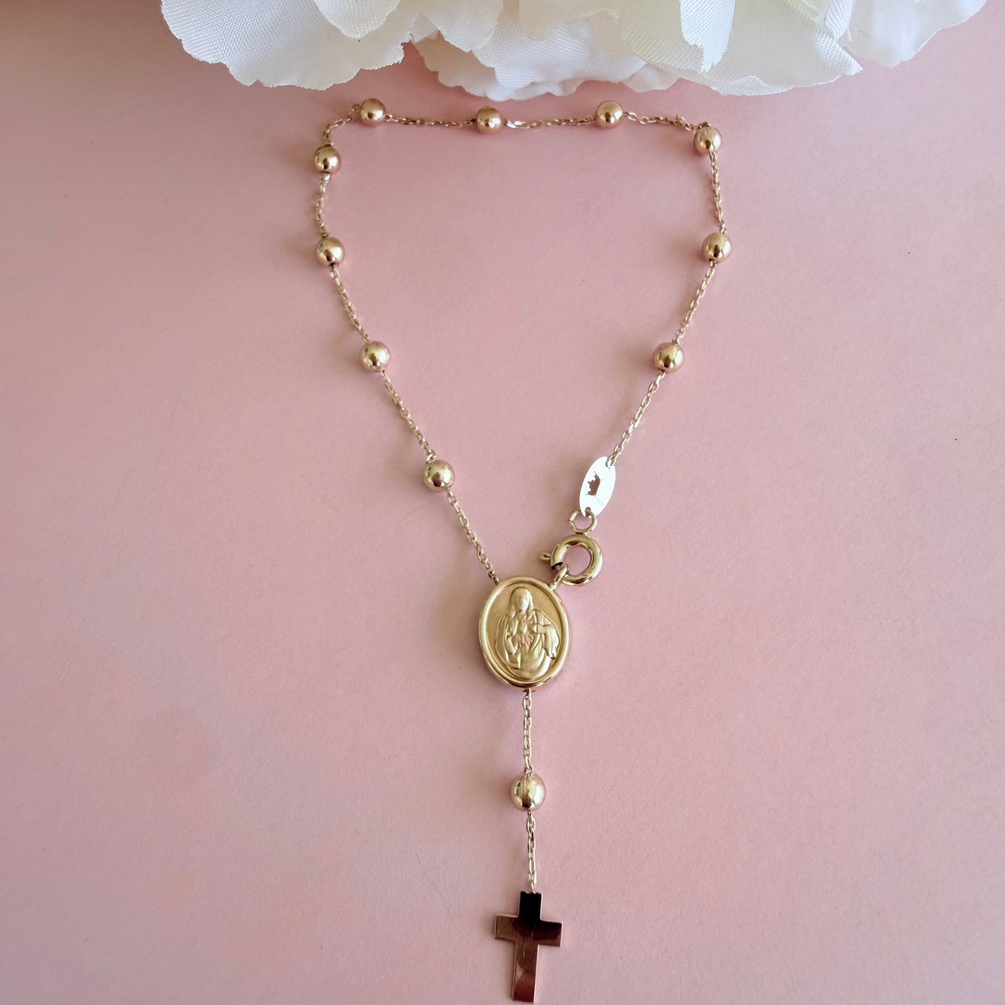 Rosary Bracelet-14k Gold