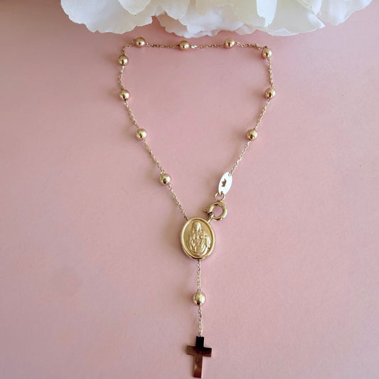 Rosary Bracelet-14k Gold