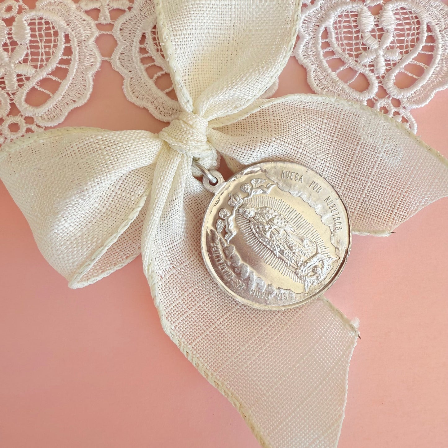 Our Lady Medal with Bow