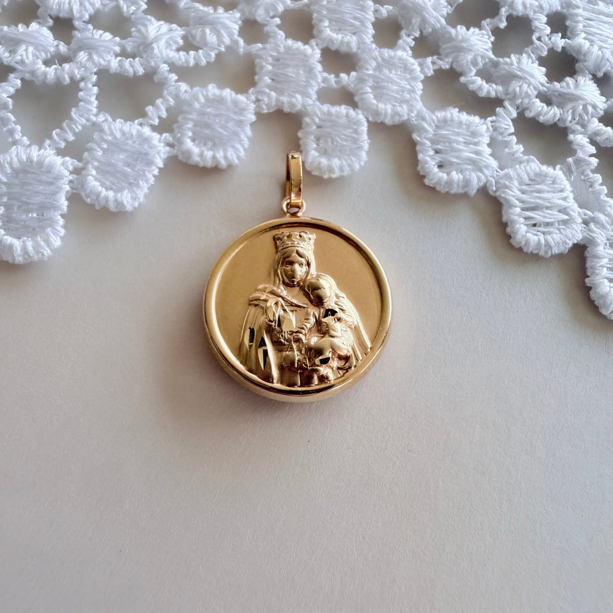 Scapular- 14k gold Scapular