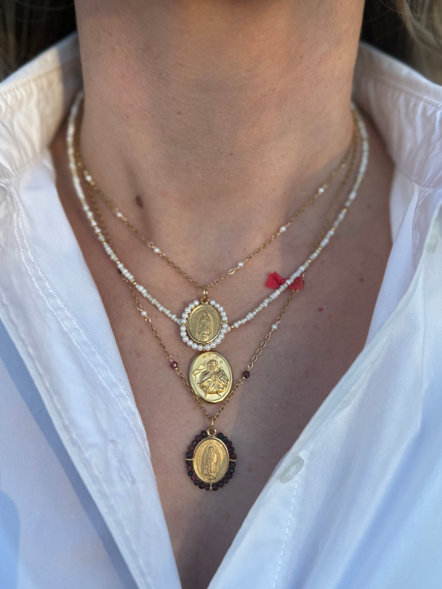 Mary Untier of Knots Necklace