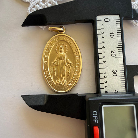 Grand Miraculous Medal-14k gold