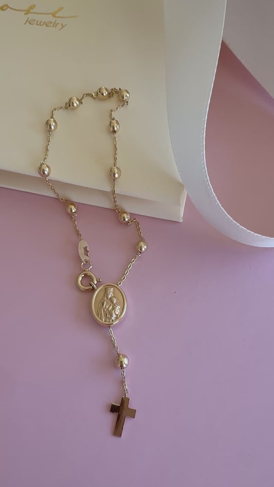 Rosary Bracelet-14k Gold