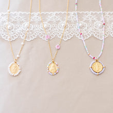 Load image into Gallery viewer, Pearl Our Lady necklace
