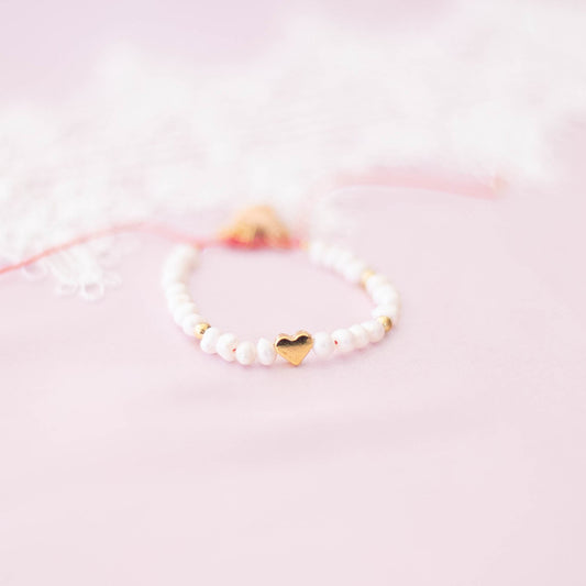 Heart Pearl Bracelet