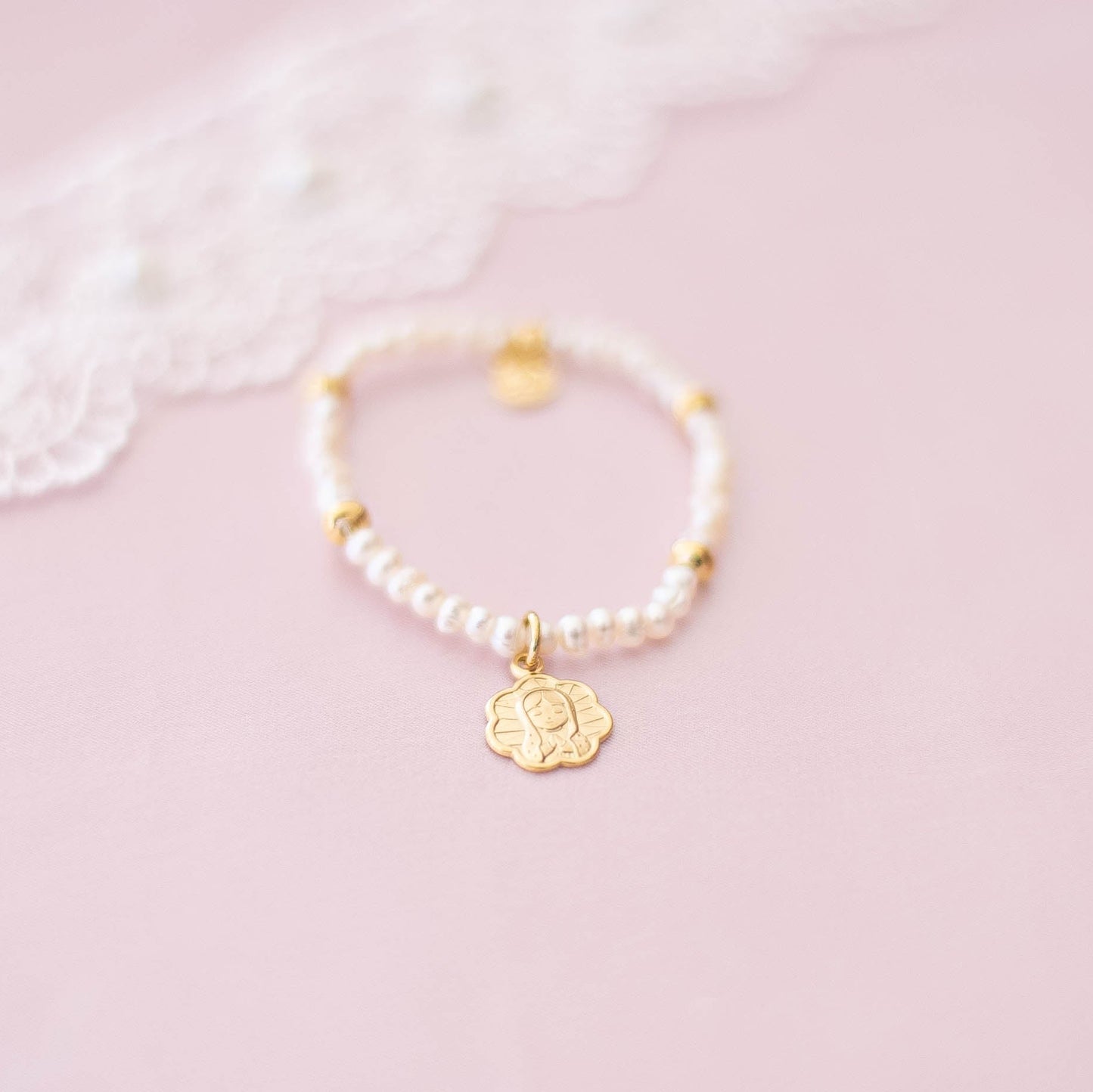 Our Lady of Guadalupe Pearl bracelet