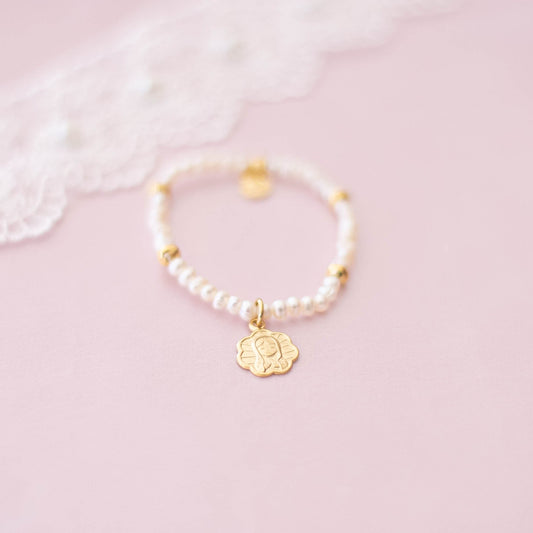 Our Lady of Guadalupe Pearl bracelet