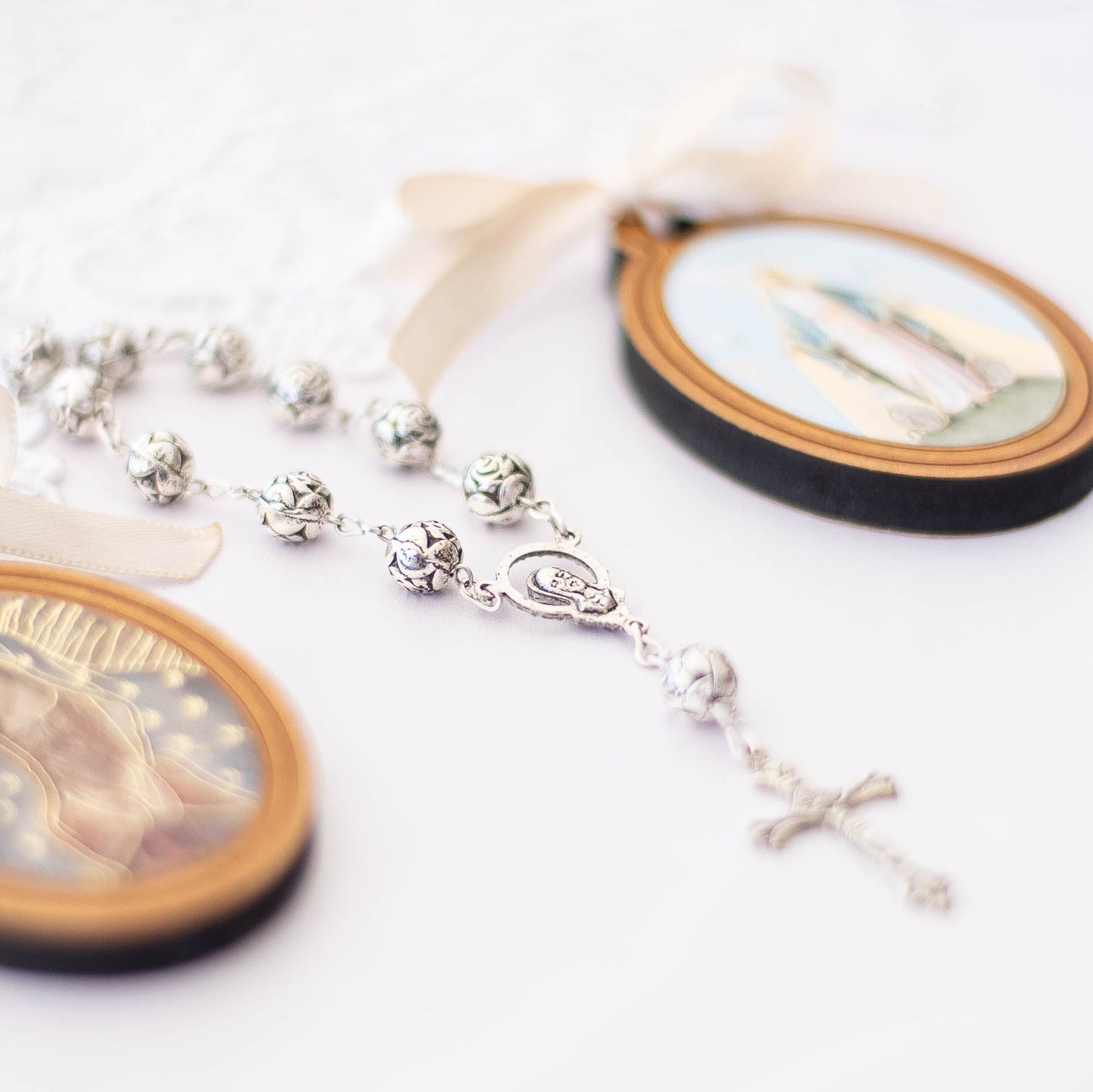 Our Lady Image on Wood (set of 10)